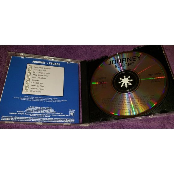 JOURNEY cd ESCAPE steve perry neal schon VCK-37408 canada - Picture 6 of 10